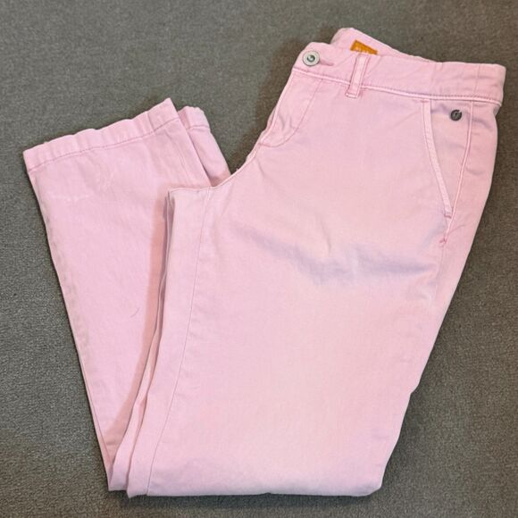 Pilcro and Letterpress for Anthropologie Pink Chino Ankle Pant - Size 28P - Picture 1 of 7